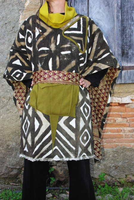 Bogolan Poncho 